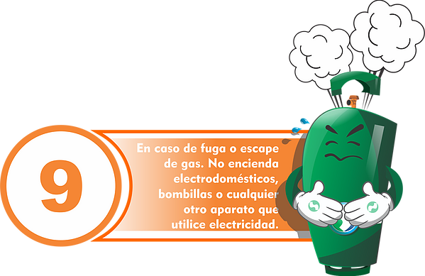 Recomendación de seguridad GLP 9
