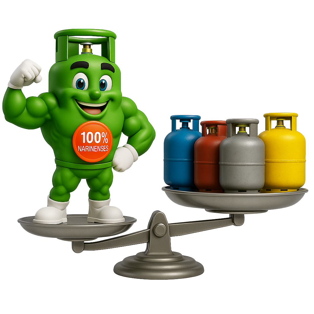Pipe, mascota de Supergas de Nariño especializada en gas GLP y cilindros de gas