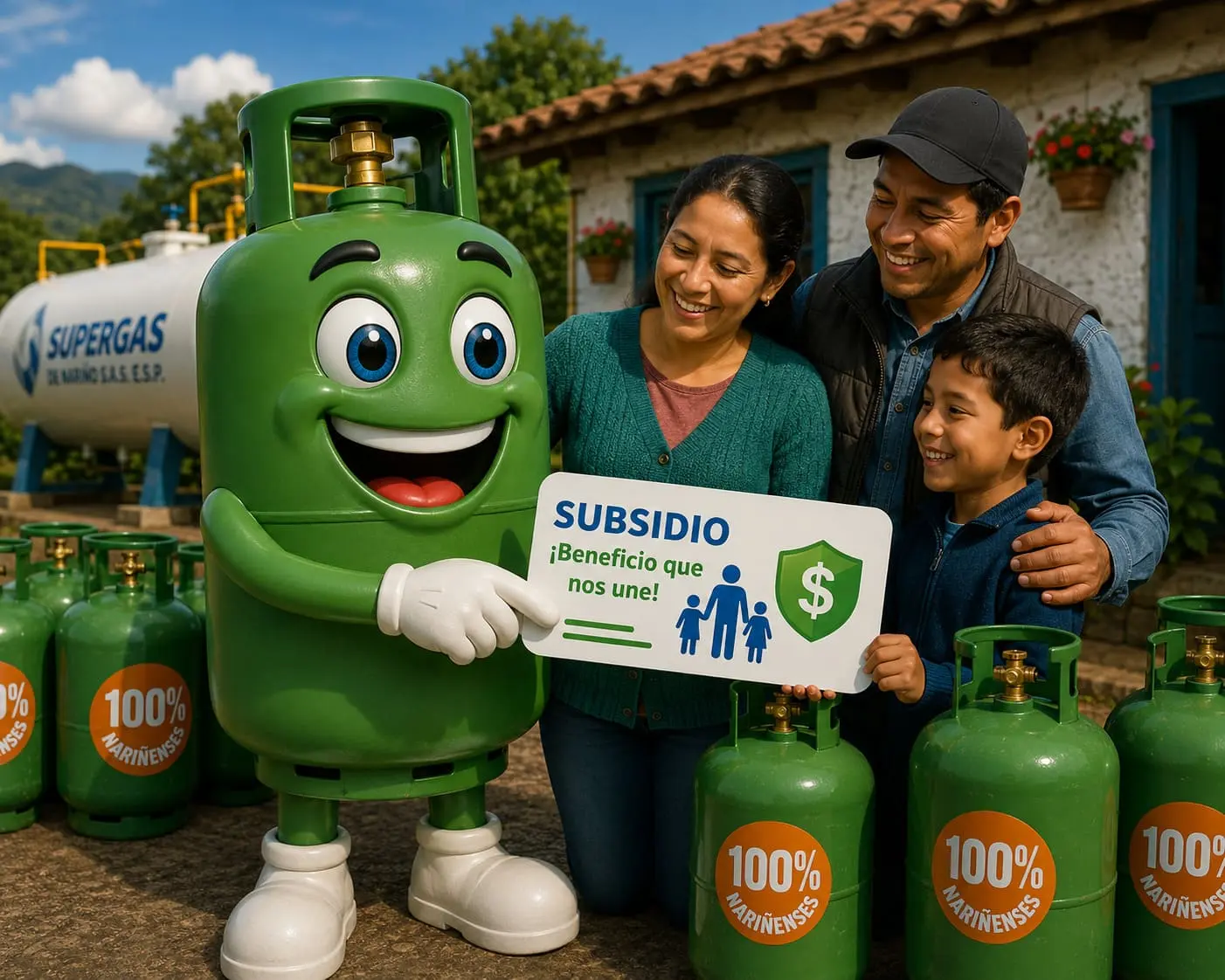 Subsidios de Gas GLP Supergas de Nariño